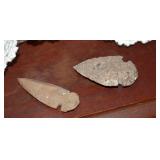 THERE ARE SEVERAL ARROW HEADS