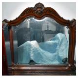 Ornately Framed Mirror matches the BR Furniture