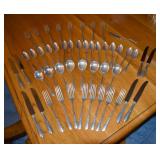 1 of 2 Silverplated Flatware Sets. Nice.