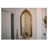 BEAUTIFUL GOLD GILT FRAMED TALL MIRROR !!!