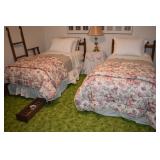 NICE SINGLE BEDS CAN BE USED AS BUNK BEDS. LADDER INCLUDED.