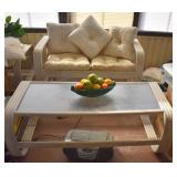 THERE ARE 4 RATTAN PIECES TO THIS SET