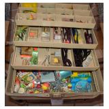 TACKLE BOX AND CONTENTS
