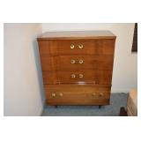 SIGNED JOHNSON-CARPER MID CENTURY CHEST. EXCEPTIONAL!!