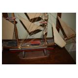 DOUBLE MAST, WITH SAILS