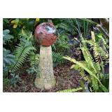 GARDEN GLOBE AND PEDESTAL