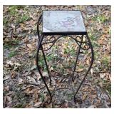 ONE OF SEVERAL METAL STANDS