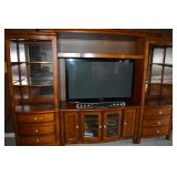 TV OPENING IS 62" DIAGONAL, 54.5 WIDE, 37.25 HIGH