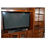 50" HDTV. Has 2 lines showing in screen