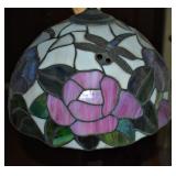 TIFFANY STYLE LAMP SHADE- DRAGONFLY PATTERN, UNLIT