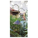 DOUBLE BIRD FEEDER WITH PEST PREVENTER SHIELD