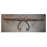 TWO-PERSON LOG CLAMP. Makes me ache just thinking about it!