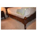 THE FRAME, FOOTBOARD, AND LEGS ARE ADORNED