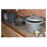LARGER COOKWARES; CANNING PRESSURE COOKER