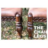 ORNATE AND STURDY LEGS ON CHAIRS