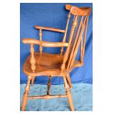 BEAUTIFUL WINDSOR CHAIRS ARE ALL SOLID AND TIGHT. SIDE VIEW
