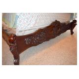 CLOSER VIEW OF FOOTBOARD AND CORNER POST