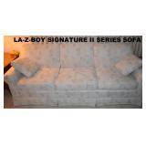 LA-Z-BOY SIGNATURE II SERIES 3-CUSHION SOFA. MATCHING LOVE SEAT AVAILABLE