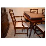 CLOSE VIEW OF 1 of 2 HOST CHAIRS w/ARMS 