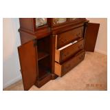 DOORS AND DRAWERS OPEN ON BASE