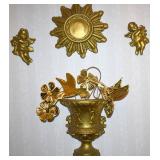 ONE LOT WITH THE FAN MIRROR & BUTTERFLIES IN ANOTHER PHOTO