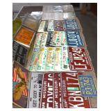 AUTO LICENSE PLATES SELLS AS LOT