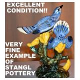 VERY FINE STANGLE BLUE BIRDS FIGURINE !!! (They remind me of Florida bluejays)