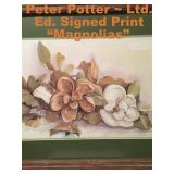 PETER POTTER "MAGNOLIAS" LIMITED EDITION NUMBERED PRINT