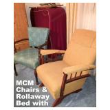 MID CENTURY CHAIRS. THERE ARE 2 ROCKERS SELLING