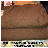 2 WOOL ARMY BLANKETS