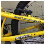 CANTILEVER BRAKES. 21 SPEED INDEX SHIFTING