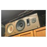 1 OF 3 SPEAKER SETS IN CABINETS