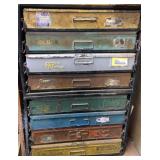 MULTI-COMPARTMENT PARTS TRAYS WITH CONTENTS