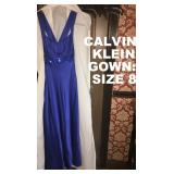 SIZE 8 CALVIN KLEIN GOWN. NICE!!!