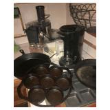 CAST IRON COOKWARE, AND MORE