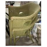 WICKER PORCH OR PARLOR CHAIRS