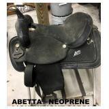 LIGHTWEIGHT ABETTA NEOPRENE SADDLE. SADDLE STAND SELLS TOO