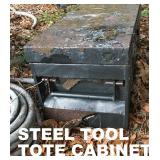 STEEL TOOL-TOTE JOBSITE OR TRANSPORT BOX