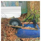 CORRUGATED TIN, NEW. WHEELBARROW