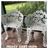 VERY HEAVY CAST IRON. NICE!!