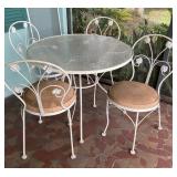 WROUGHT METAL TABLE SET