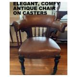 ANTIQUE ARMCHAIR. ELEGANT AND SUBSTANTIAL!!