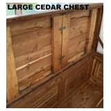 WOW!! NICE CEDAR CHEST. OLD!! SEAGOING CHEST??