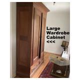 EXTRA TALL, EXTRA WIDE SOLID WOOD WARDROBE