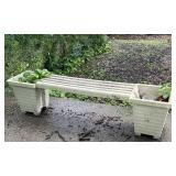 GARDEN SEAT WITH PLANTER ENDS