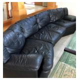 LEATHER SECTIONAL SOFA. Soooo COMFY!!
