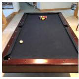 OLHAUSEN POOL TABLE. WHAT A POOL TABLE SHOULD BE!! SUPERB CONDITION.