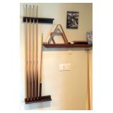 POOL STICKS AND POOL TABLE ACCESSORIES
