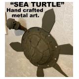 METAL ART. AUTO PARTS. "SEA TURTLE"