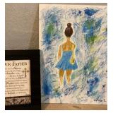 1 OF 5 JOHNNY L ARTWORKS DONE IN CHILDREN